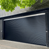 Black Aluminium Roller Garage Doors