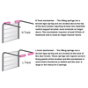 Full Flat Glass Sectional Garage Doors