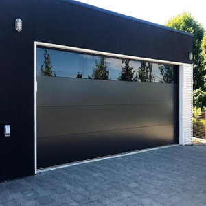 Full Flat Aluminium Sectional Garage Doors