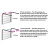 Full Flat Aluminium Sectional Garage Doors
