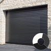 Black Aluminium Roller Garage Doors