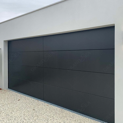 Full Flat Aluminium Sectional Garage Doors